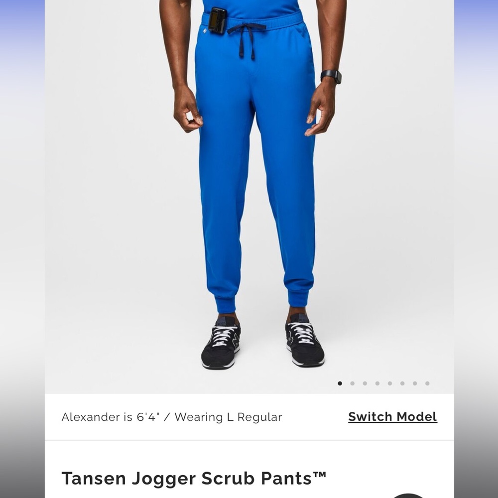 FIGS Tansen Jogger Scrub Pants MENS LARGE/ short